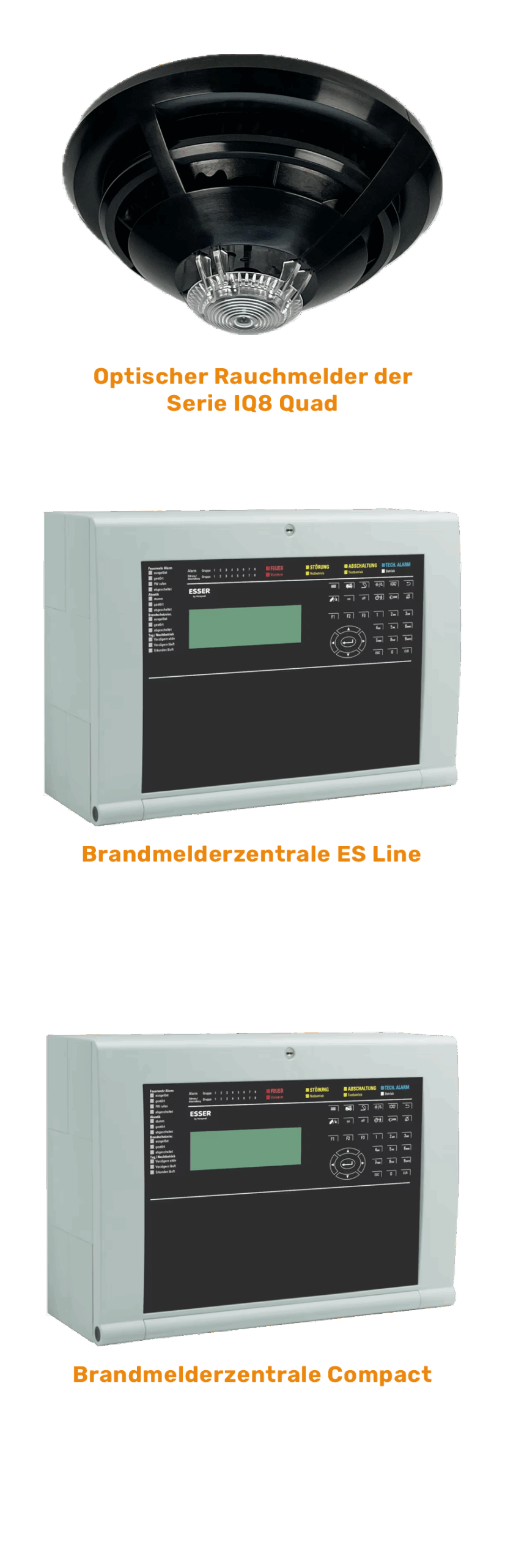 Mehrere Produkte von ESSER