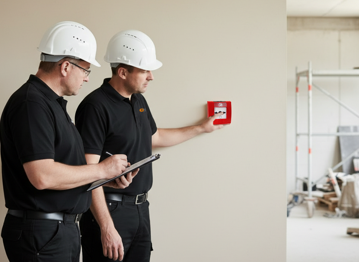 Montage und Installation eines Handmelders