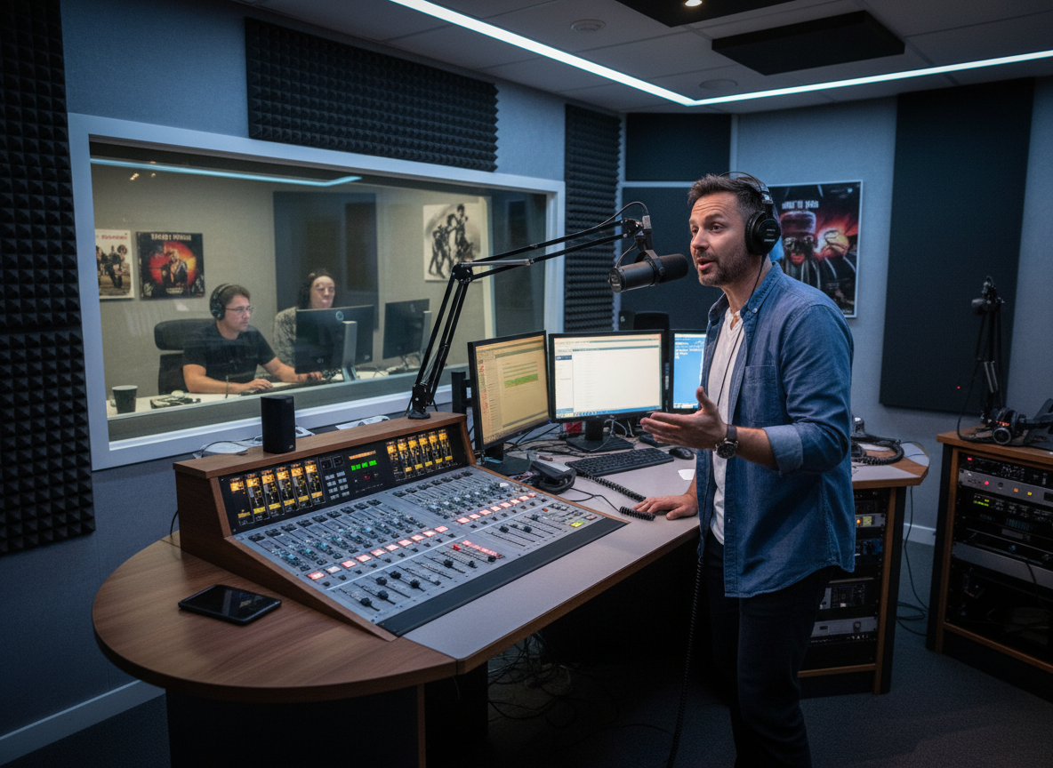 Radiosender mit Sicherheitstechnik ausgestattet