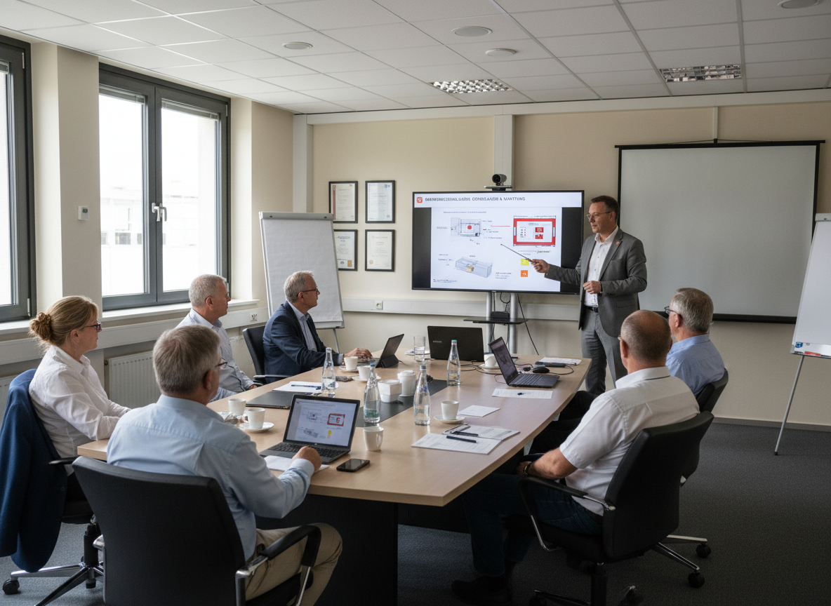 Schulung Thema Brandmeldeanlagen