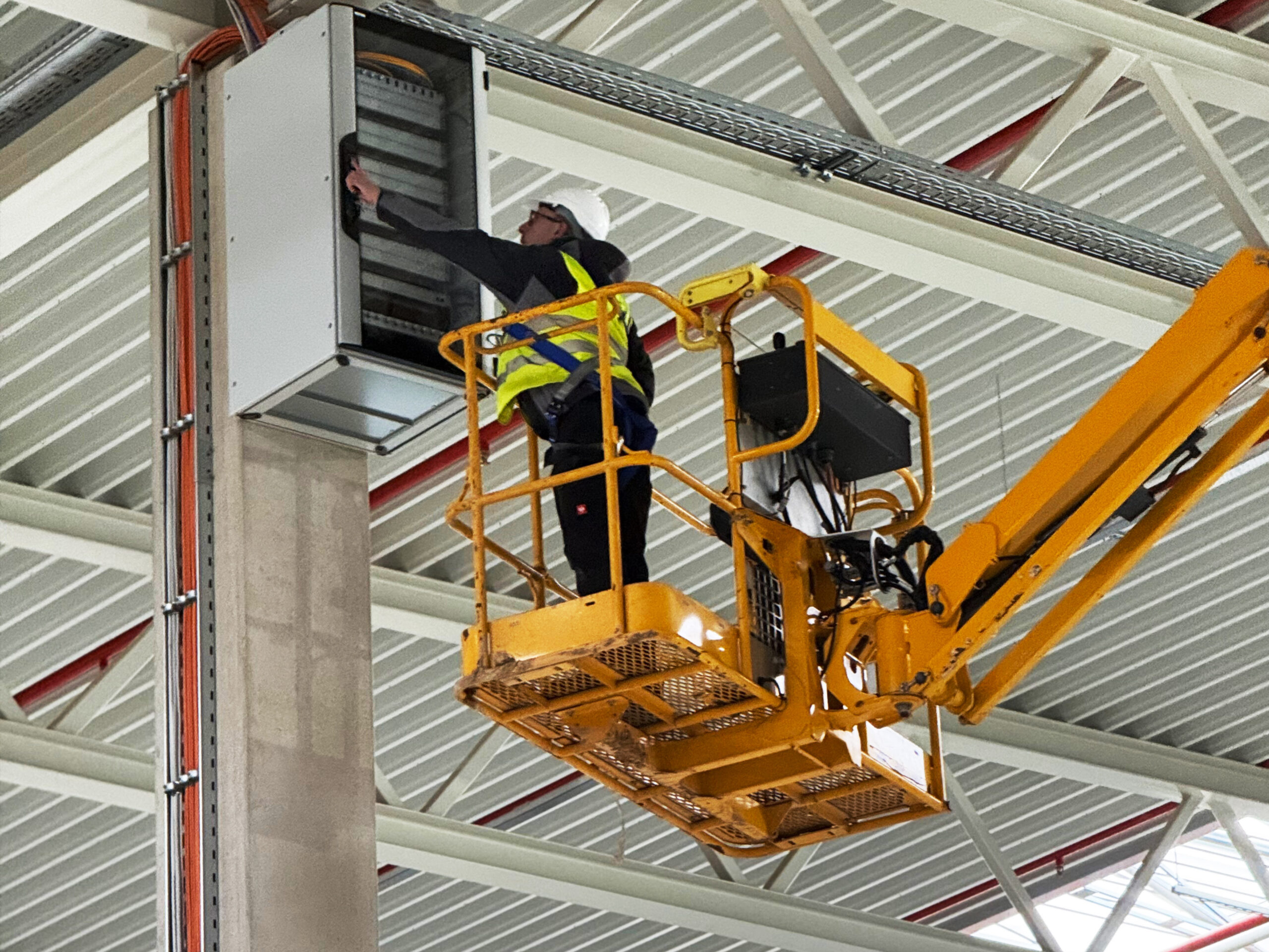 G&N Techniker auf dem Steiger